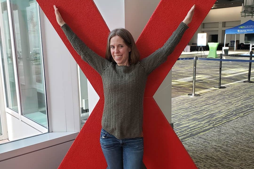 Georgia with the TEDx X
