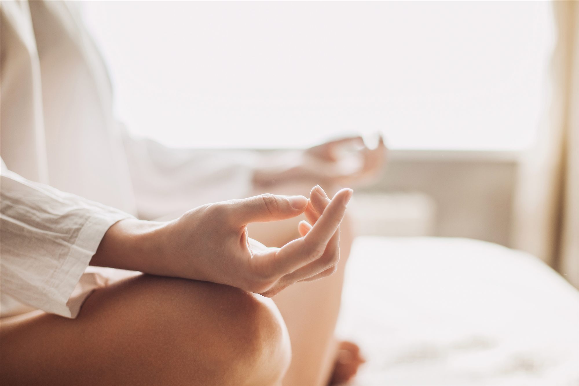 Meditating at home